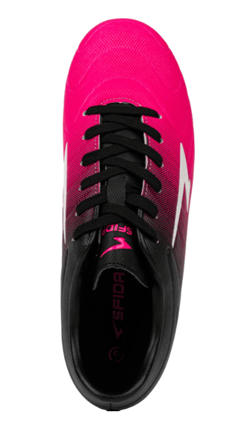 Load image into Gallery viewer, Sfida Kids Velocity Junior Football Boots Shoes - Fuchsia/Black
