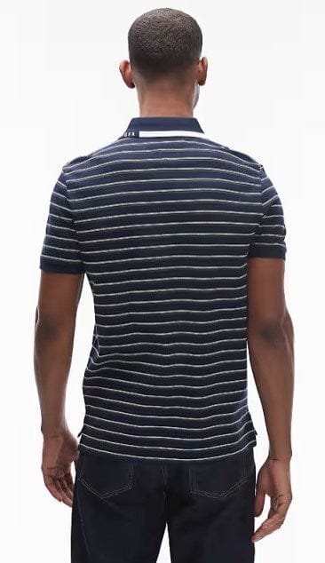 Load image into Gallery viewer, Tommy Hilfiger Mens Stripe Polo Shirt
