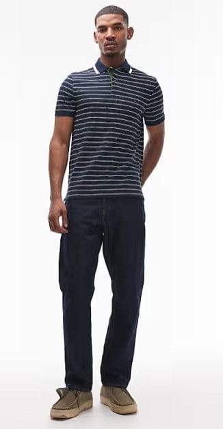 Load image into Gallery viewer, Tommy Hilfiger Mens Stripe Polo Shirt
