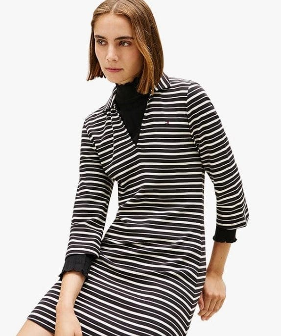 Load image into Gallery viewer, Tommy Hilfiger Womens 3/4 Sleeve Polo Dress
