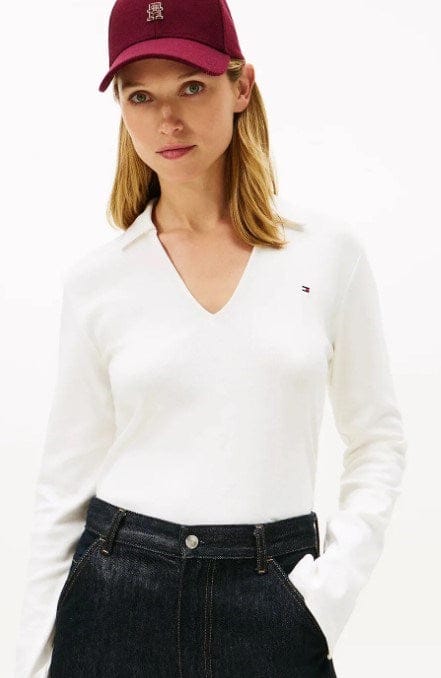 Load image into Gallery viewer, Tommy Hilfiger Womens Modern Open Polo
