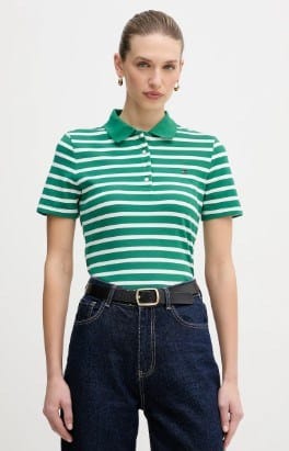 Load image into Gallery viewer, Tommy Hilfiger Womens 1985 Slim Polo Short Sleeve Polo
