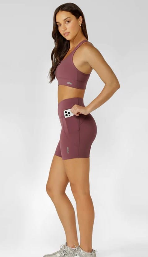 Lorna Jane Womens Amy No Chafe Phone Pocket 14cm Bike Shorts