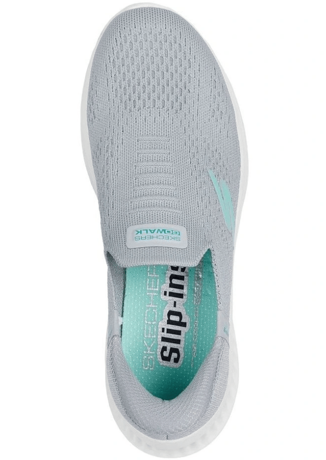 Load image into Gallery viewer, Skechers Slip-Ins GO Walk Now - Grey Aqua
