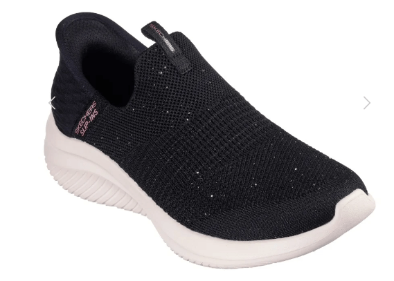 Load image into Gallery viewer, Skechers Womens Ultra Flex 3.0 - Shiny Night Black/Rose Gold
