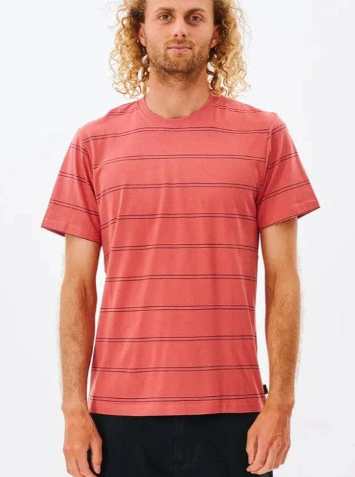 Rip Curl Mens Plain Stripe Tee