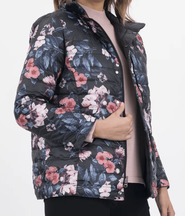 Load image into Gallery viewer, Renoma Womens Reversible Floral Jacket
