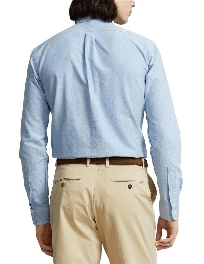 Load image into Gallery viewer, Ralph Lauren Mens Custom Fit Oxford Shirt - Blue
