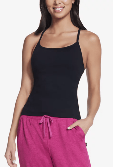 Skechers Womens Go Flex Crossback Shelf Bra Cami