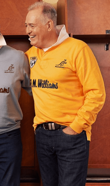 R.M. Williams Mens Wallabies Heritage Rugby Long Sleeve Regular Jersey