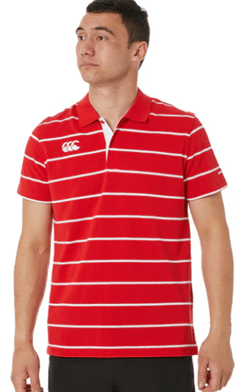 Load image into Gallery viewer, Canterbury Mens Thin Stripe Polo
