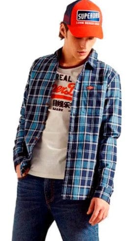 Superdry Mens Sun Faded Lumberjack Shirt