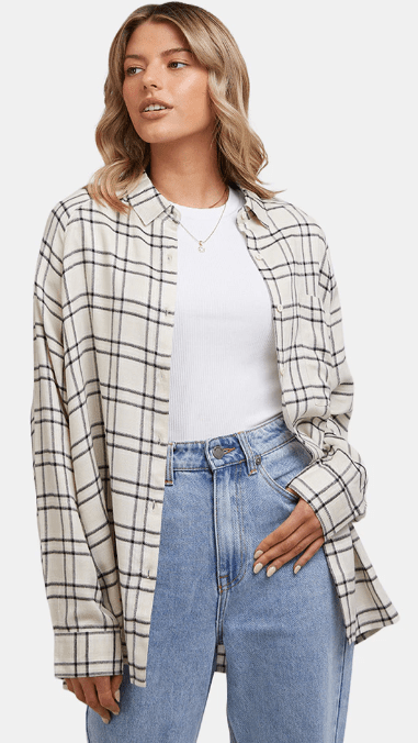 Allabouteve Womens Ace Check Shirt