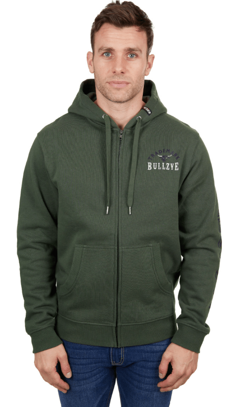 Bullzye Mens Dan Zip Up Hoodie