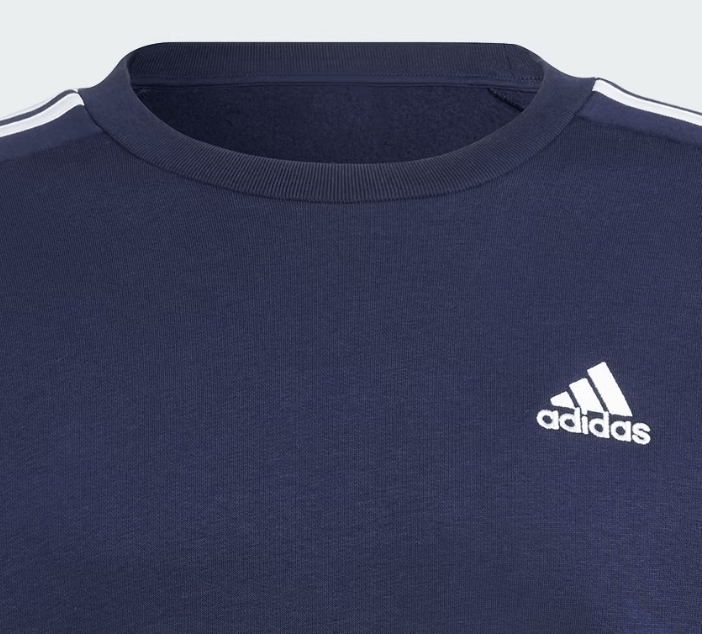 Load image into Gallery viewer, Adidas Mens Essentials Fleece 3-Stripes Sweatshirt
