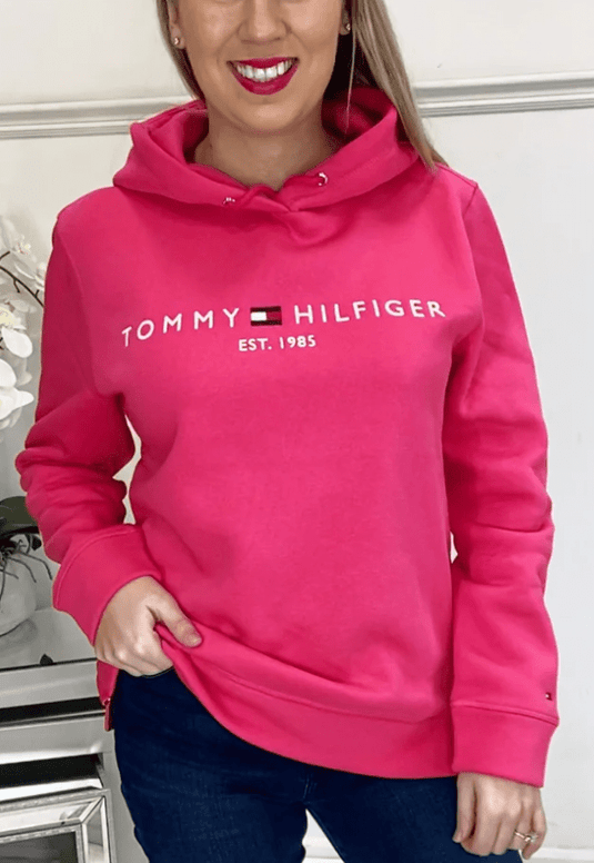 Tommy Hilfiger Womens Essential Drawstring Hoodie