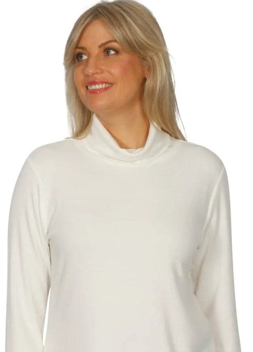 Emily Womens Essential Roll Neck Tops