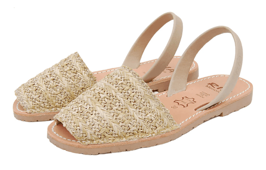 Ria Menorca Womens Roba Avarcas Sandals in Grass Weave