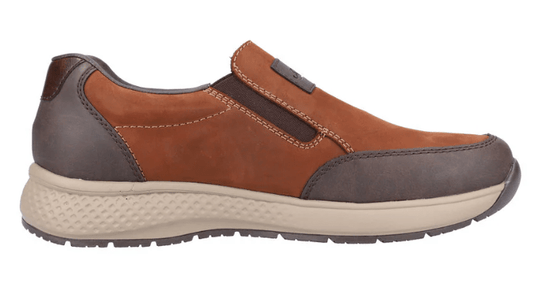 Rieker Mens Brown Slip On Shoe