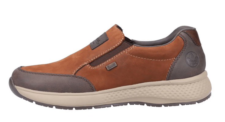 Load image into Gallery viewer, Rieker Mens Brown Slip On Shoe
