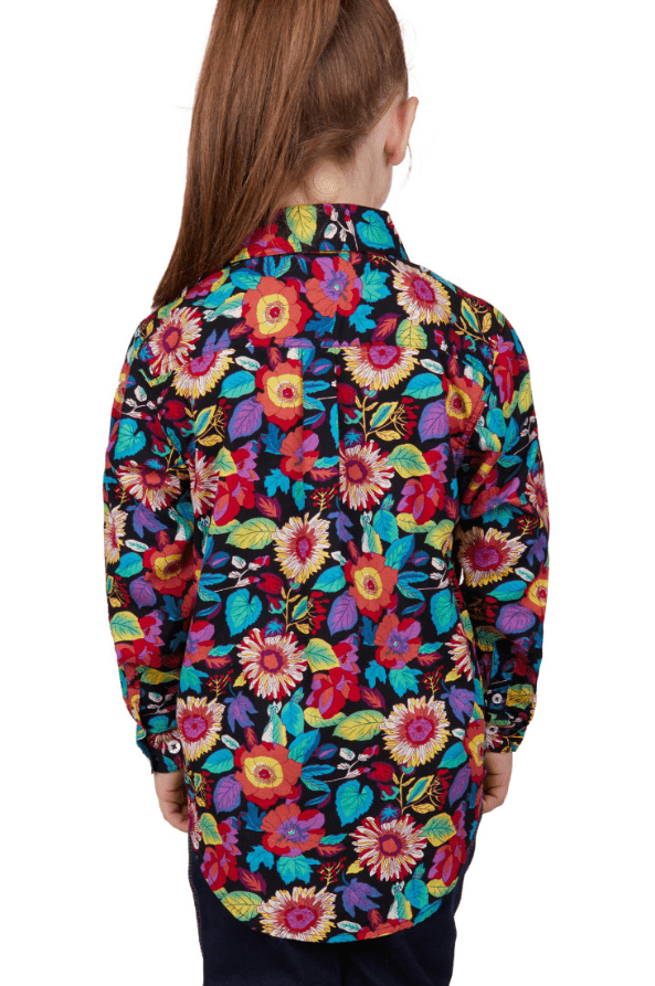 Load image into Gallery viewer, Hard Slog Kids Elda 1/2 Placket Long Sleeve Shirt
