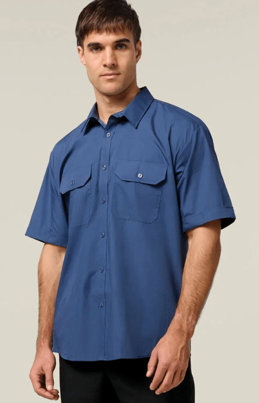 Hard Yakka Short Sleeve Permanent Press Shirts