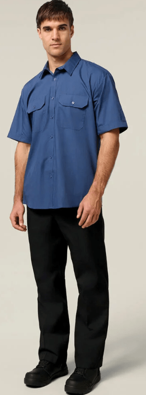 Hard Yakka Short Sleeve Permanent Press Shirts