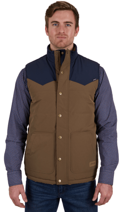 Pure Western Mens Martin Reversible Vest