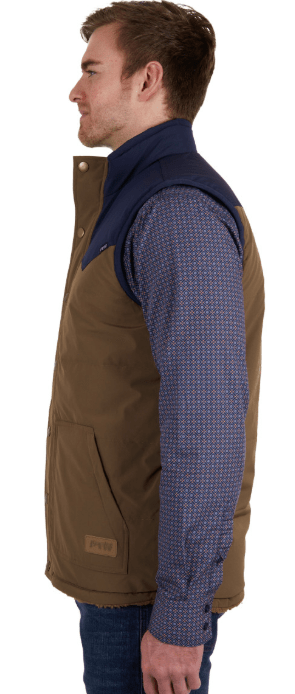 Pure Western Mens Martin Reversible Vest