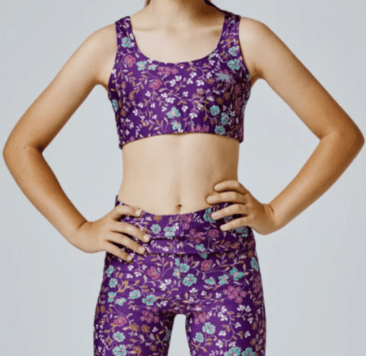 Running Bare Girls Fit Sport Bra