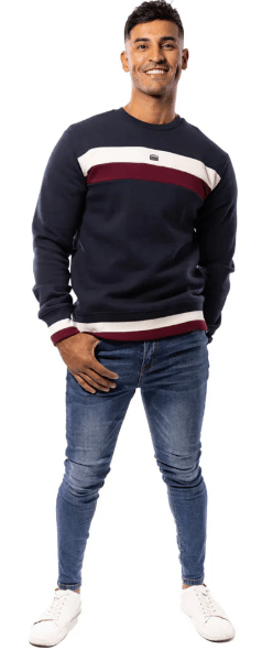 Load image into Gallery viewer, Russell Athletic Mens Americana Spliced Sweat
