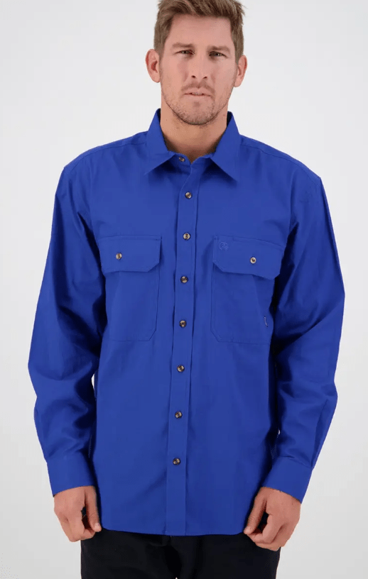 Swanndri Men's Byron Open Front Work Shirt