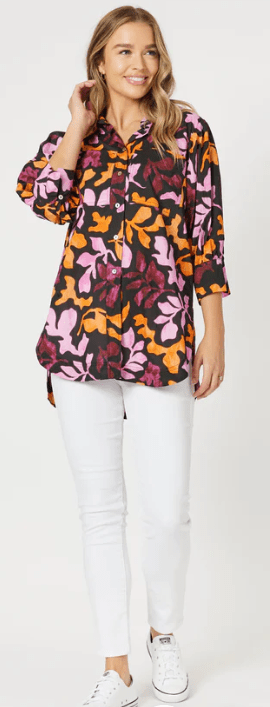 Load image into Gallery viewer, Threadz Womens Tara Print Shirt
