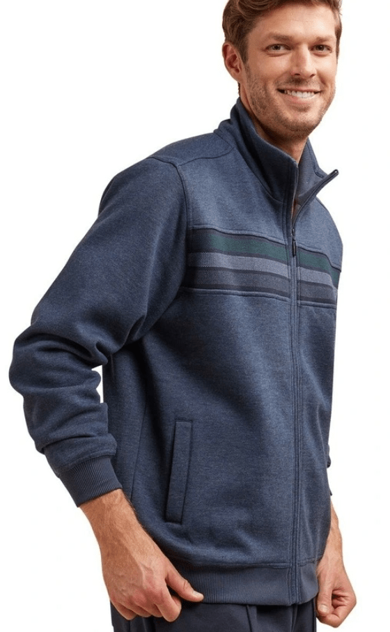 Load image into Gallery viewer, Breakaway Mens Alegro Snowy Mt Fleece Jacket
