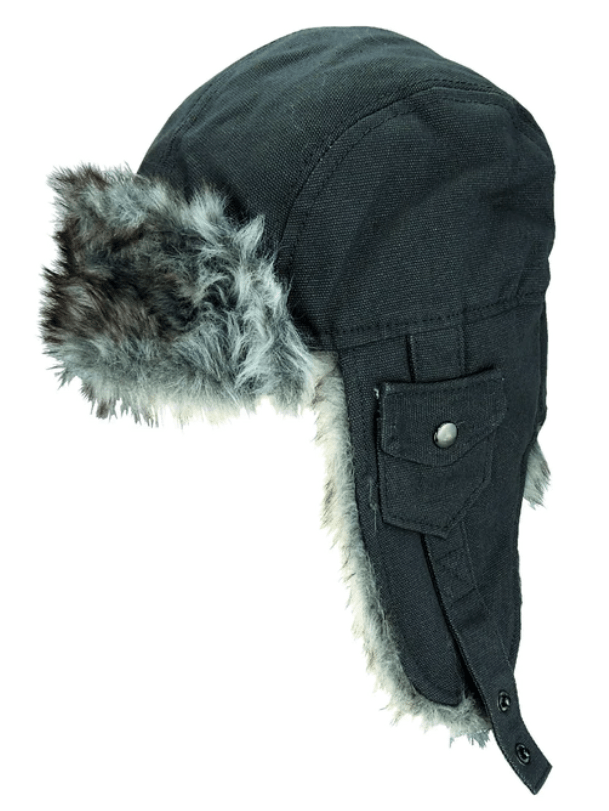 Load image into Gallery viewer, Avenel Hats Womens Canvas Flying Cap With Fur Lining
