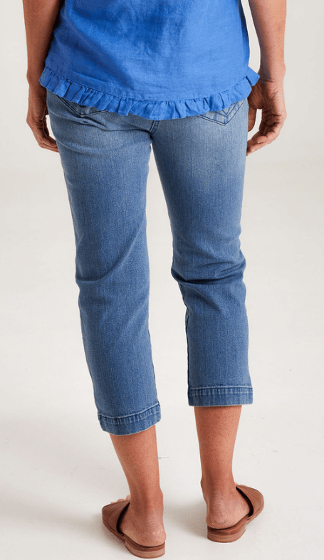 Load image into Gallery viewer, Gordon Smith Womens GS Miracle 7/8 Washed Denim Jean
