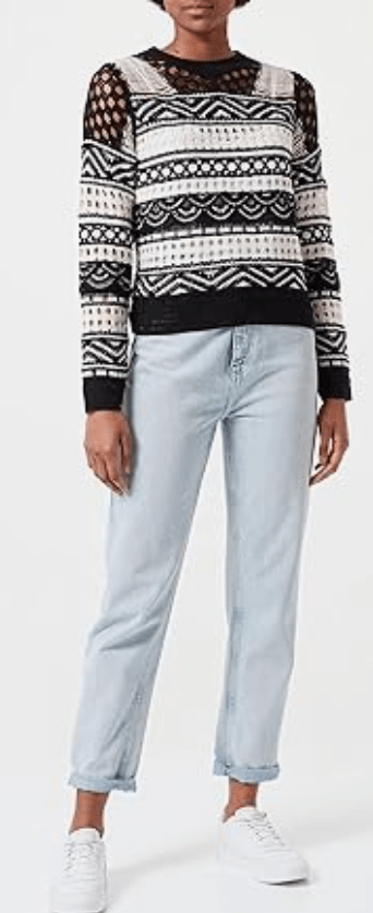 Load image into Gallery viewer, Desigual Women&#39;s Semi-transparent  Pullover
