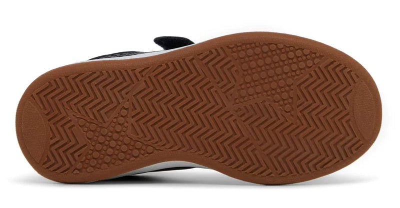 Load image into Gallery viewer, Clarcks Kids Dane Junior Navy Tan Shoes

