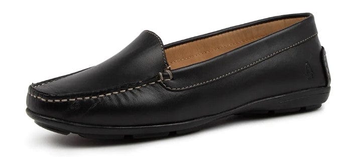 Load image into Gallery viewer, Hush Puppies Womens Renita II Black Leather Shoes
