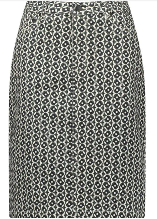 Vassalli Womens Knee Length Printed Skirt