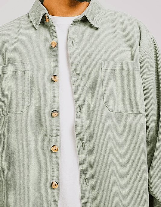Silent Theory Mens Cord Overshirt