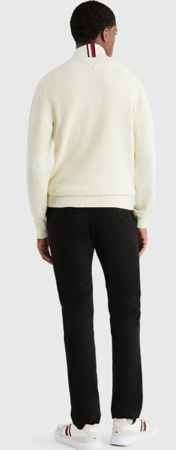 Load image into Gallery viewer, Tommy Hilfiger Mens Oval Struc Zip Mock
