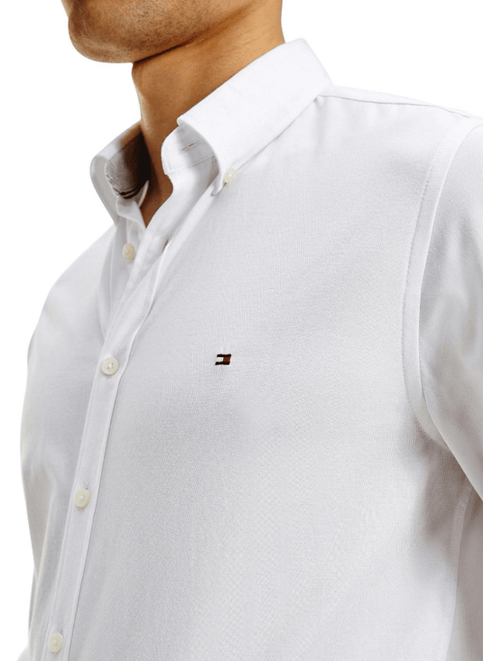 Tommy Hilfiger Mens Slim 1985 Solid Shirt