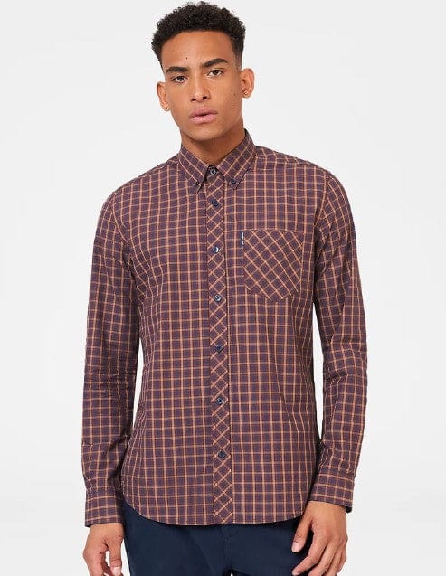 Load image into Gallery viewer, Ben Sherman Mens Long Sleeve Signature House Check Shirt
