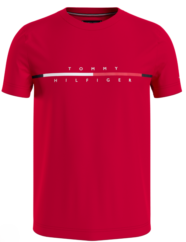 Load image into Gallery viewer, Tommy Hilfiger Mens Corp  Split Logo Tee
