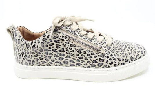 Cassini Womens Moscow Creamy Leopard Shoe