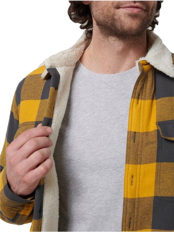 Load image into Gallery viewer, Hard Yakka Mens Trucker Sherpa Jacket - Walnut
