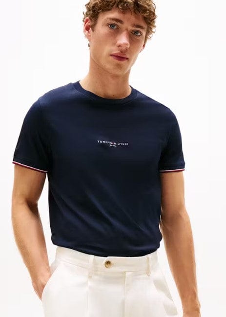 Load image into Gallery viewer, Tommy Hilfiger Mens Tipped Slim Fit T-Shirt
