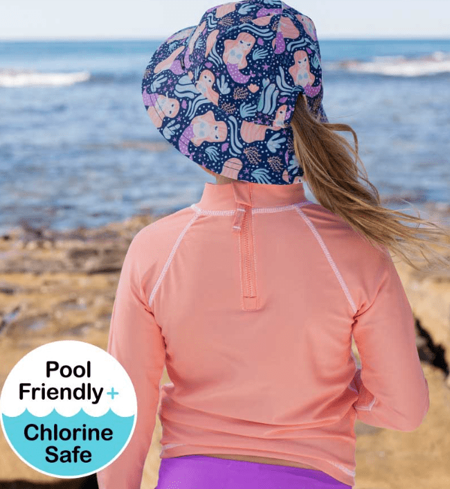 Load image into Gallery viewer, Bedhead Kids Long Sleeve Long Sleeve Rashie With Zip back Top Swimwear
