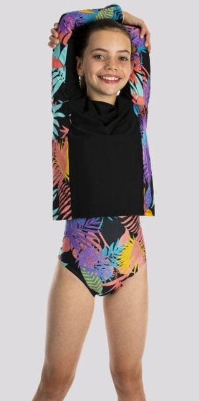 Load image into Gallery viewer, Speedo Girls Long Sleeve Splice Rashie
